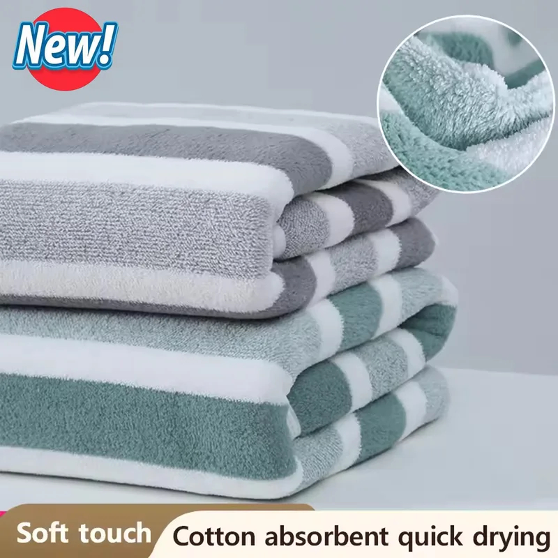 Home Textiles Face Towel - Новое полотенце для лица в полоску,