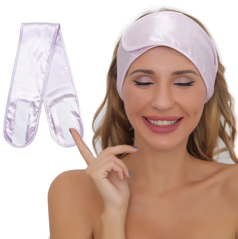 Home Textiles Face Towel - Женская шелковистая атласная регулируемая повязка для