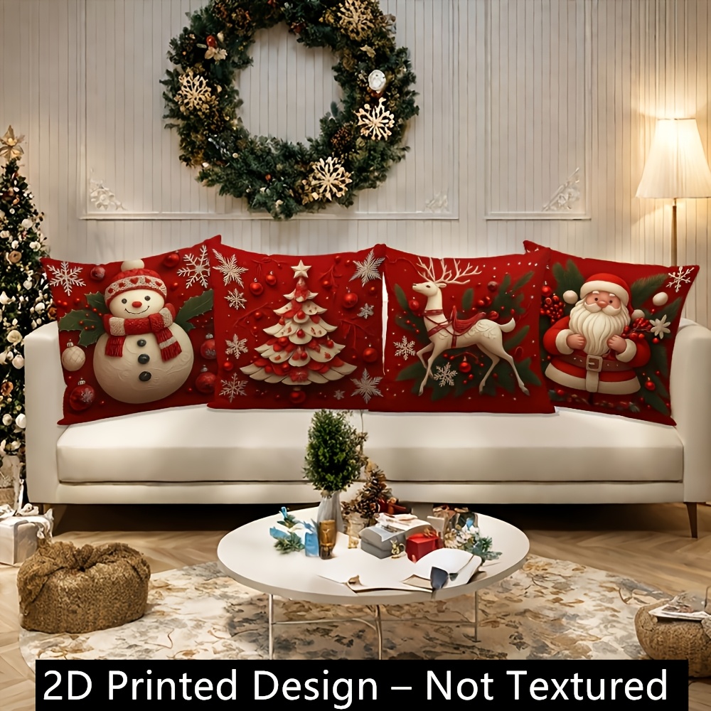 2 шт. рождественских наволочек – обзор и цена Pillow Insert 18X18